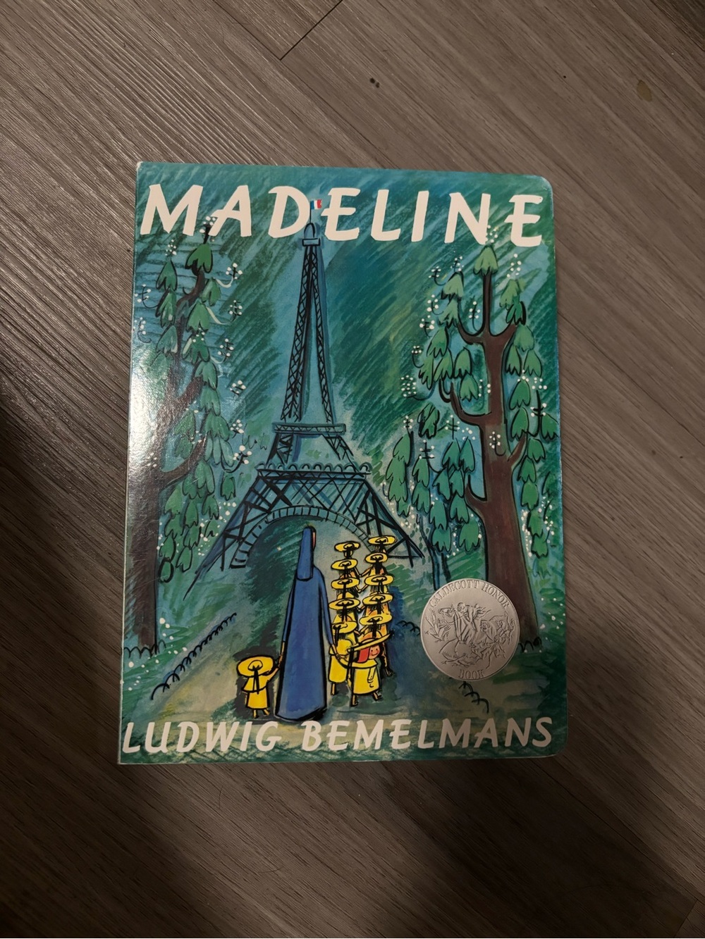 Madeline by Ludwig Bemelmans - Vintage Green Illustrated Cover